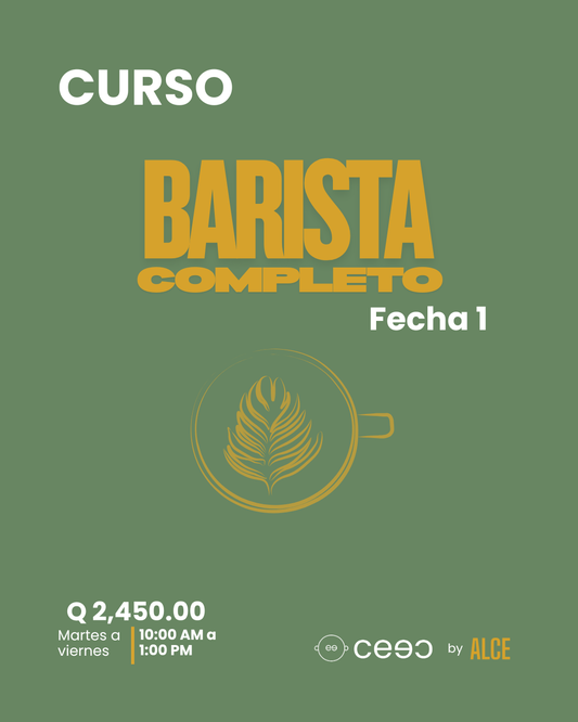 BARISTA COMPLETO - Martes 27 al viernes 30 de Enero 2026